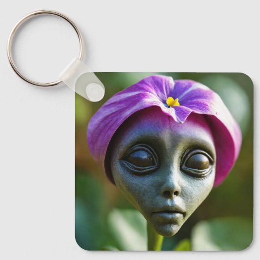 Porte-clés carré porte - clé (Recto)