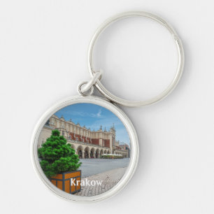 Porte-clés Carré principal dans la vieille ville de Cracovie,