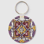 Porte-clés Carreau pourpre (Recto)