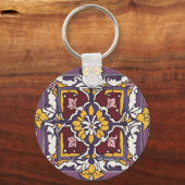 Porte-clés Carreau pourpre (Recto)