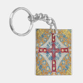 Porte-clés Carreaux de croix espagnols (Devant gauche)