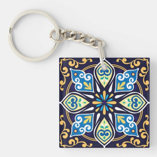 Porte-clés Carreaux orientaux, Azulejos (Devant)