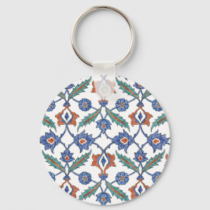 Porte-clés Carreaux turcs médiévaux : Ornement floral.