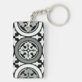 Porte-clés Carrelage Renaissance Décor (Dos)