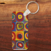 Porte-clés Carrés avec cercles concentriques (Verso)
