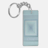 Porte-clés Carrés géométriques classiques (Devant gauche)