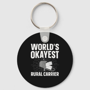 Porte-clés Carrières Rurales Art Pour Hommes Femmes Postal Wo
