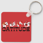 Porte-clés Carry Your Cat – Cute Cat Keychain 🐾💖 (Dos)