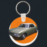Porte-clés carsChevrolet Corvair<br><div class="desc">A stylish keychain featuring a vintage classic car design. A perfect accessory for car lovers and collectors. Great for everyday use or as a small and thoughtful gift for classic car enthusiasts.</div>