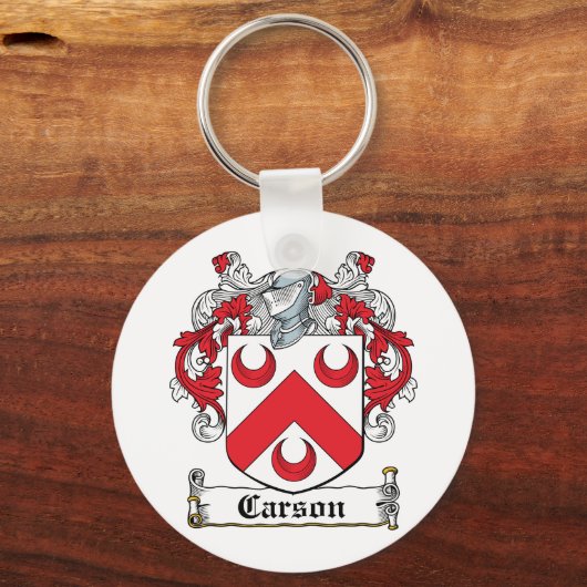 Porte-clés Carson Family Crest (Recto)