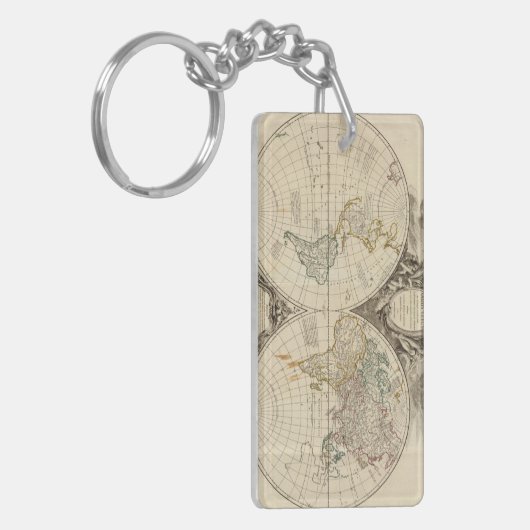 Porte-clés Carte 8 du monde (Devant gauche)