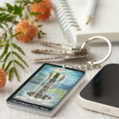 Porte-clés Carte Ace of Cups du pont de tarot lointain (Devant droit)