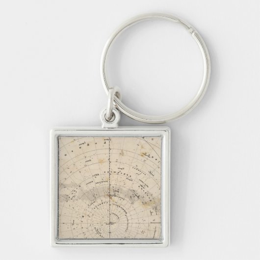 Porte-clés Carte céleste (Devant)
