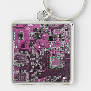 Porte-clés Carte circuit imprimé circuit imprimé circuit viol