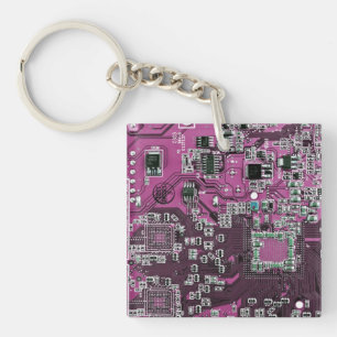 Porte-clés Carte circuit imprimé circuit imprimé circuit viol