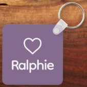 Porte-clés Carte commémorative Akita Inu Rainbow Bridge (Verso)