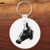 Porte-clés Carte d'artisanat de dessin de cheval (Recto)