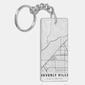 Porte-clés Carte de Beverly Hills (Devant gauche)