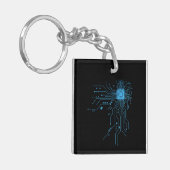 Porte-clés Carte de circuit imprimé d'ordinateur électronique (Devant gauche)