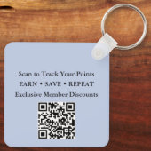 Porte-clés Carte de Fidélité QR Code de Remplacement (Verso)