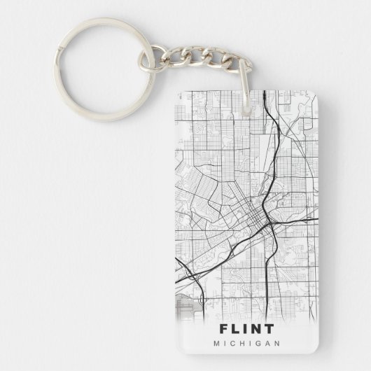 Porte-clés Carte de Flint (Devant)
