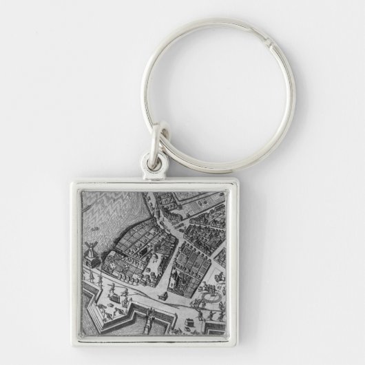 Porte-clés Carte de Hambourg (Devant)