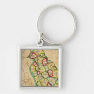 Porte-clés Carte de la Géorgie