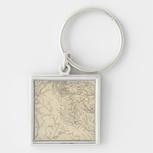 Porte-clés Carte de la Géorgie par Arrowsmith (Devant)