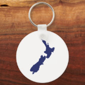 Porte-clés Carte de la Nouvelle-Zélande (Recto)