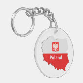 Porte-clés Carte de la Pologne (Devant gauche)