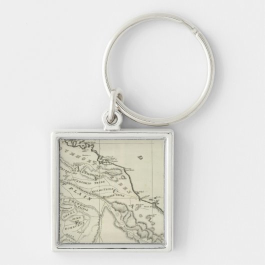 Porte-clés Carte de l'Abyssinie (Devant)