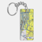 Porte-clés Carte de l'aéroport de Phoenix Deer Valley / diagr (Devant gauche)