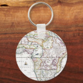 Porte-clés Carte de l'Afrique | 1696 (Recto)