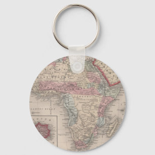 Porte-clés Carte de l'Afrique avec la Ste.Hélène