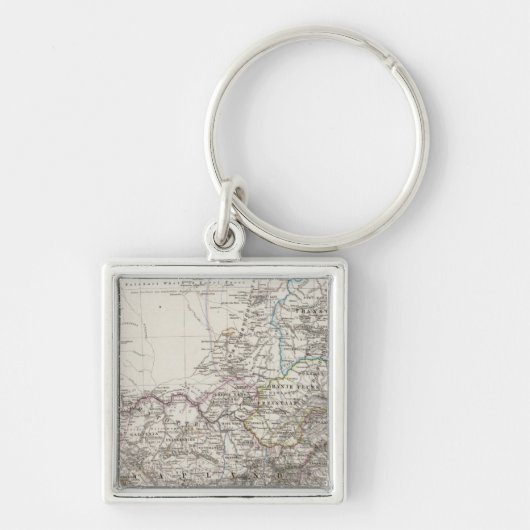 Porte-clés Carte de l'Afrique du Sud (Devant)