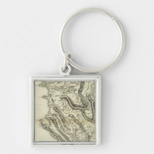 Porte-clés Carte de l'Albanie