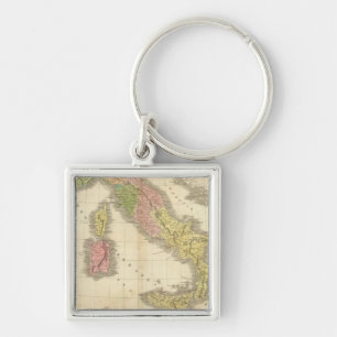 Porte-clés Carte de l'Atlas Chonologique Italien