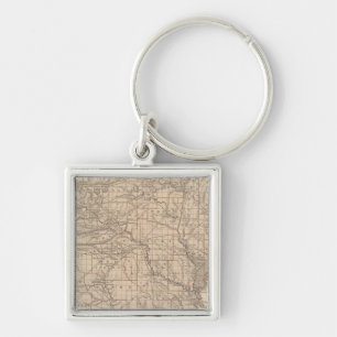 Porte-clés Carte de l'Atlas de l'Arkansas