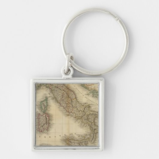Porte-clés Carte de l'Atlas italien (Devant)