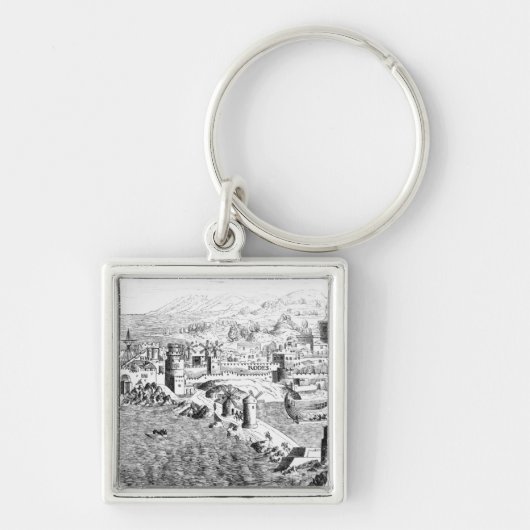 Porte-clés Carte de l'île de Rhodes (Devant)
