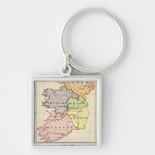 Porte-clés Carte de l'Irlande (Devant)