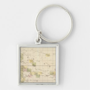 Porte-clés Carte de l'Océanie