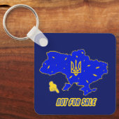 Porte-clés Carte de l'Ukraine (Recto)