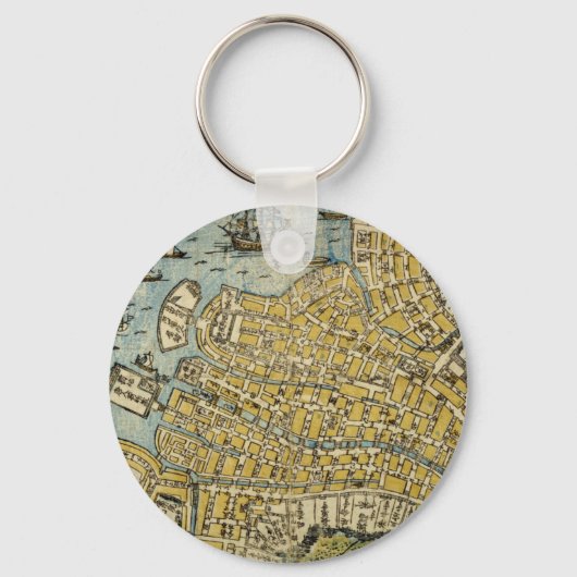 Porte-clés Carte de Nagasaki (Recto)