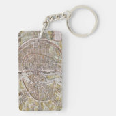 PORTE-CLÉS CARTE DE PARIS, 1581 (Dos)