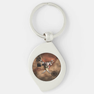 Porte-clés Carte de pirate