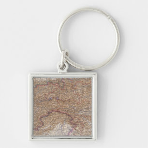 Porte-clés Carte des Alpes en Autriche