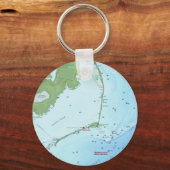 Porte-clés Carte des banques extérieures (Recto)