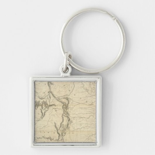 Porte-clés Carte Des États-Unis 2 (Devant)