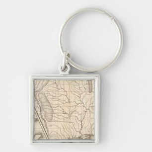 Porte-clés Carte des États-Unis et du Texas